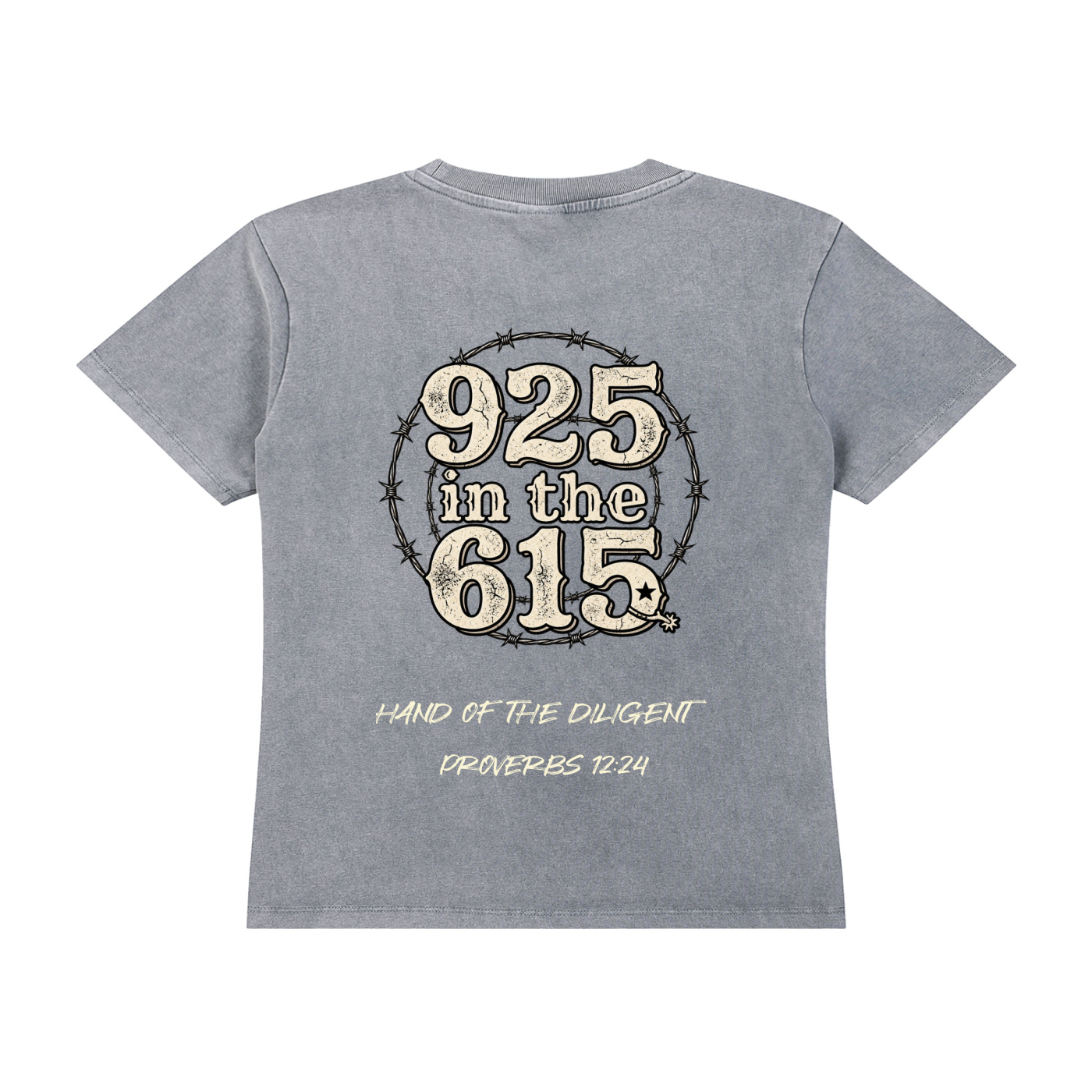 925 in the 615 - Vintage Wash Drop Shoulder T-shirt