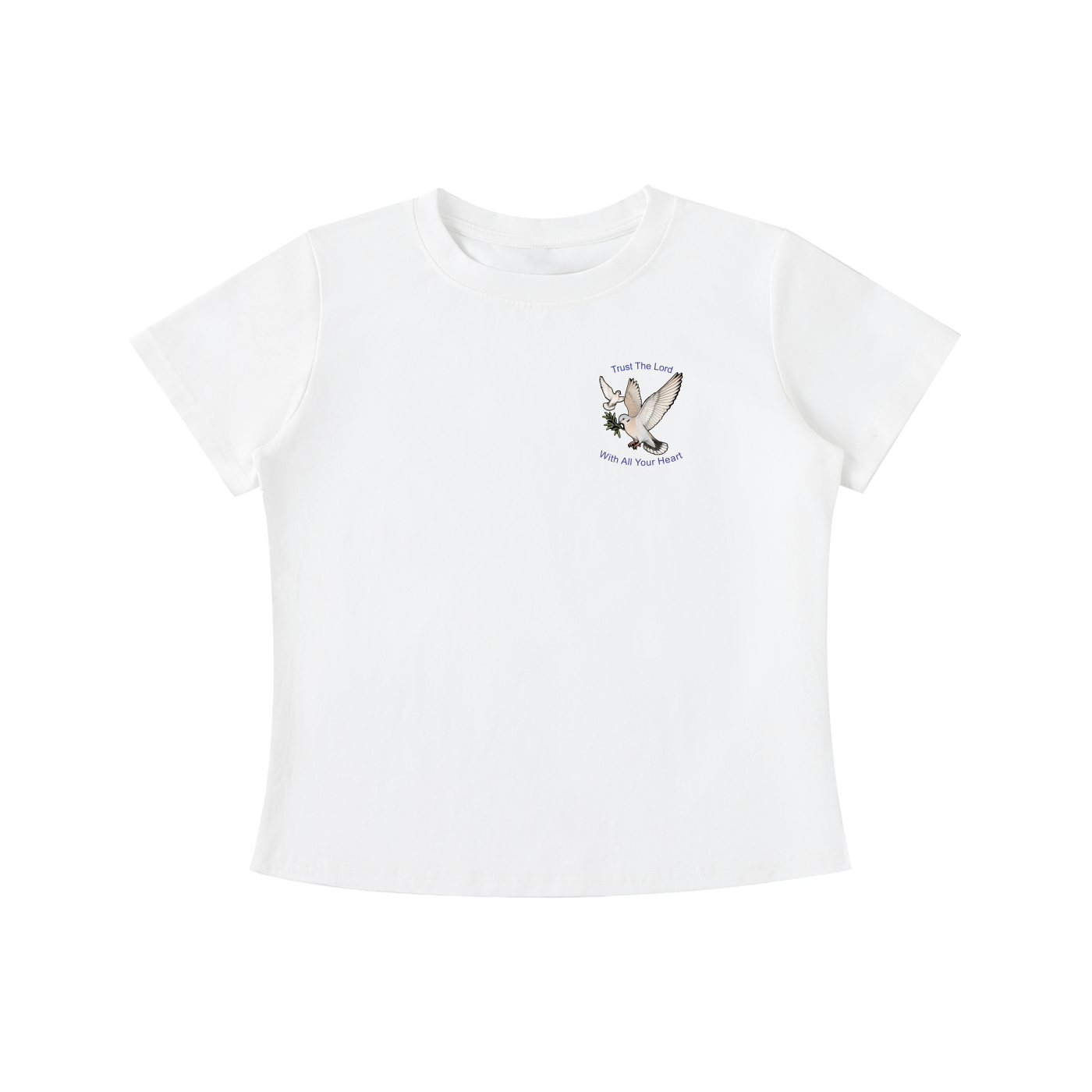 Trust The Lord - Women's Light Vintage Wash Slim Fit T-shirt