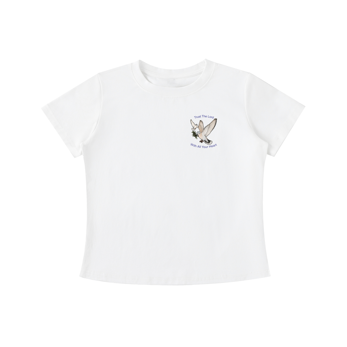 Trust The Lord - Women's Light Vintage Wash Slim Fit T-shirt