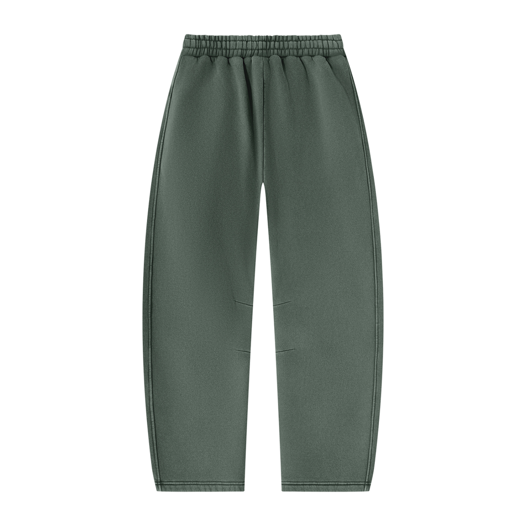 BC Unisex Vintage Wash Barrel Leg Fleece Sweatpants