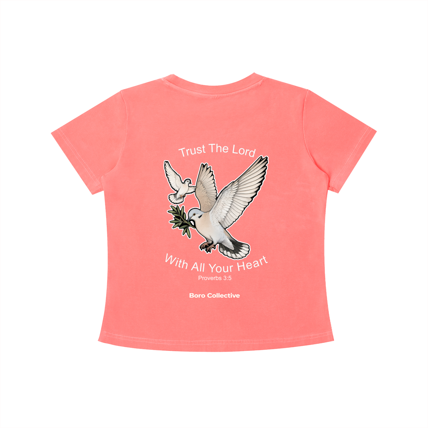 Trust The Lord - Women's Dark Vintage Wash Slim Fit T-shirt