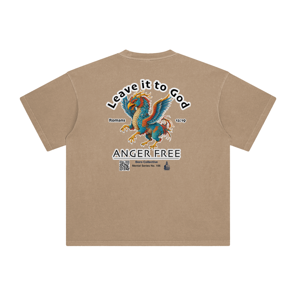 Anger Free - Light Enzyme Washed T-Shirt