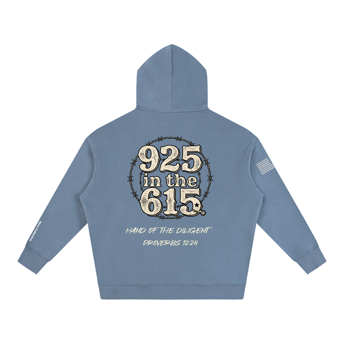 925 in the 615 - Oversized Fleeced Hoodie