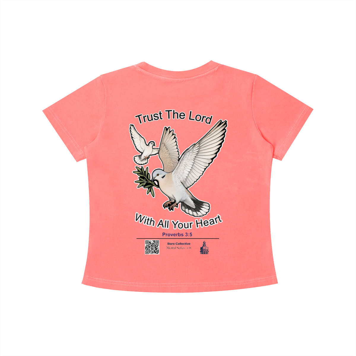 Trust The Lord - Women's Light Vintage Wash Slim Fit T-Shirt