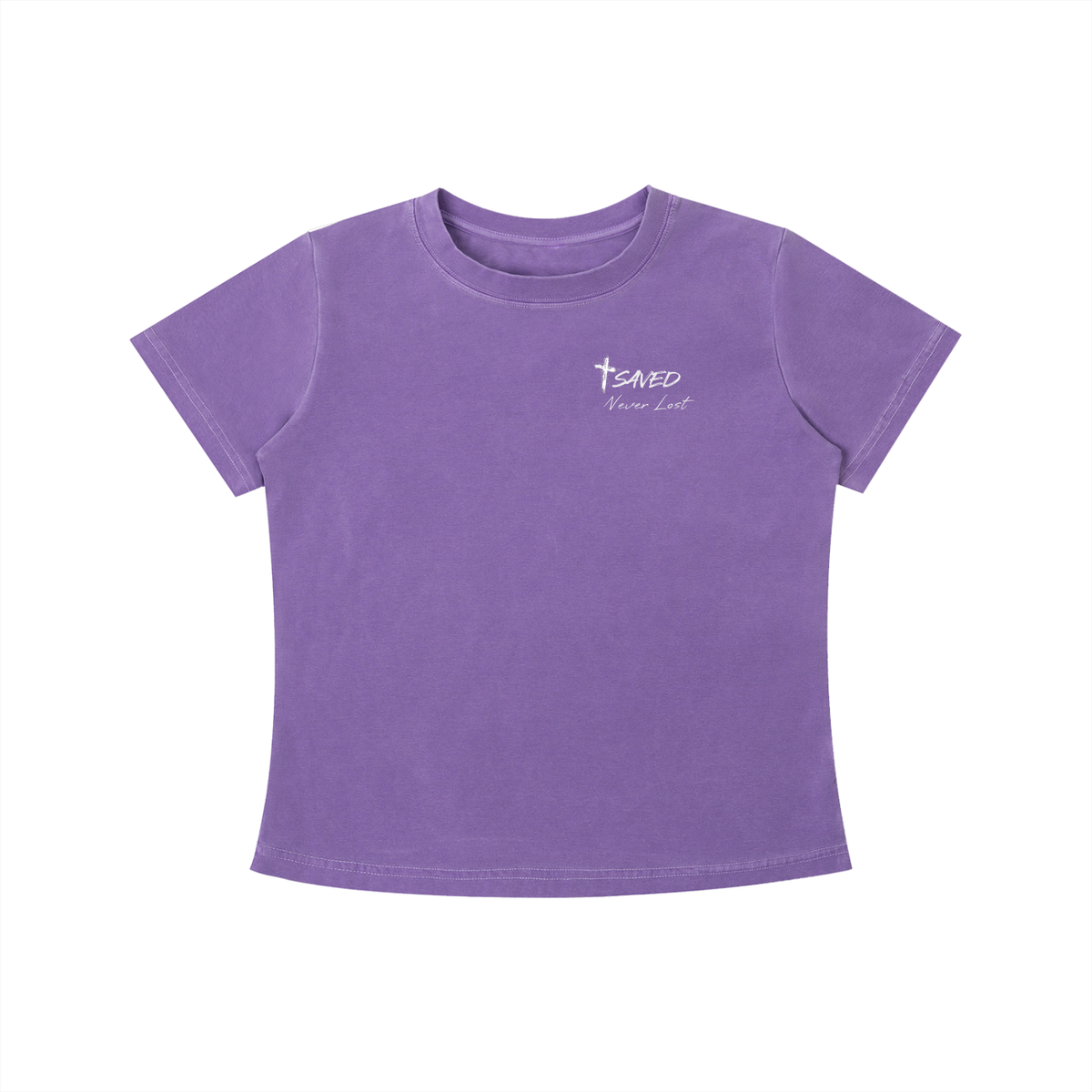 Trust The Lord - Women's Dark Vintage Wash Slim Fit T-Shirt