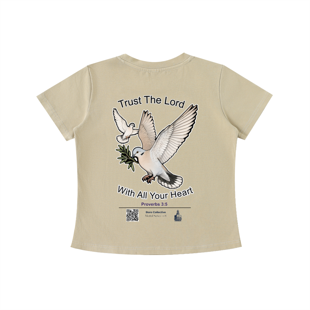 Trust The Lord - Women's Light Vintage Wash Slim Fit T-Shirt