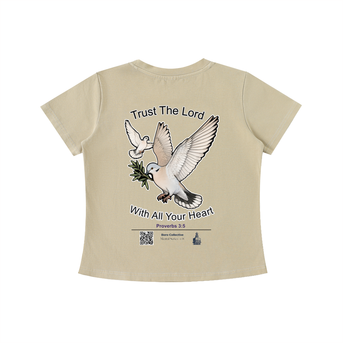 Trust The Lord - Women's Light Vintage Wash Slim Fit T-Shirt