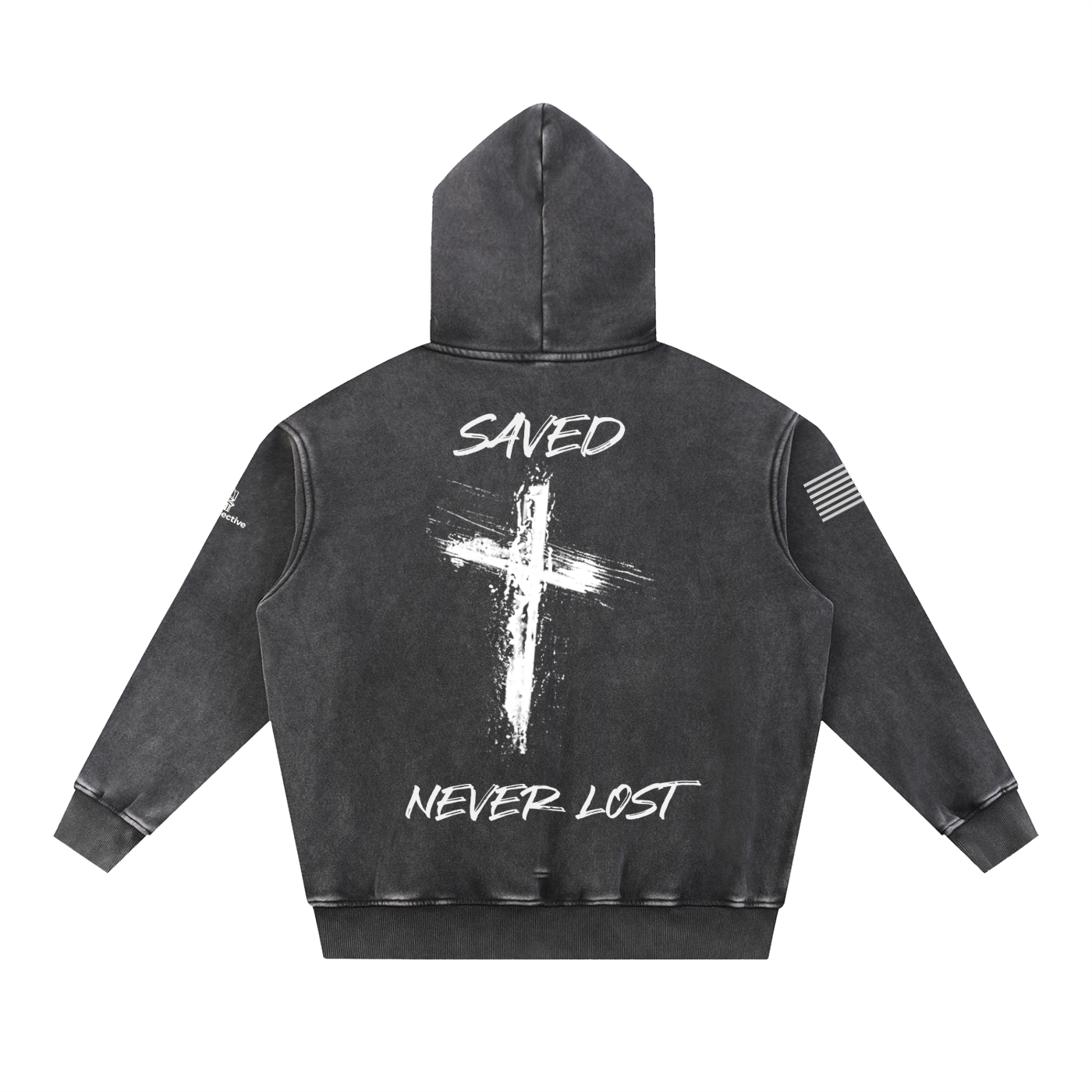 Snow Wash Fleece Oversize Hoodie