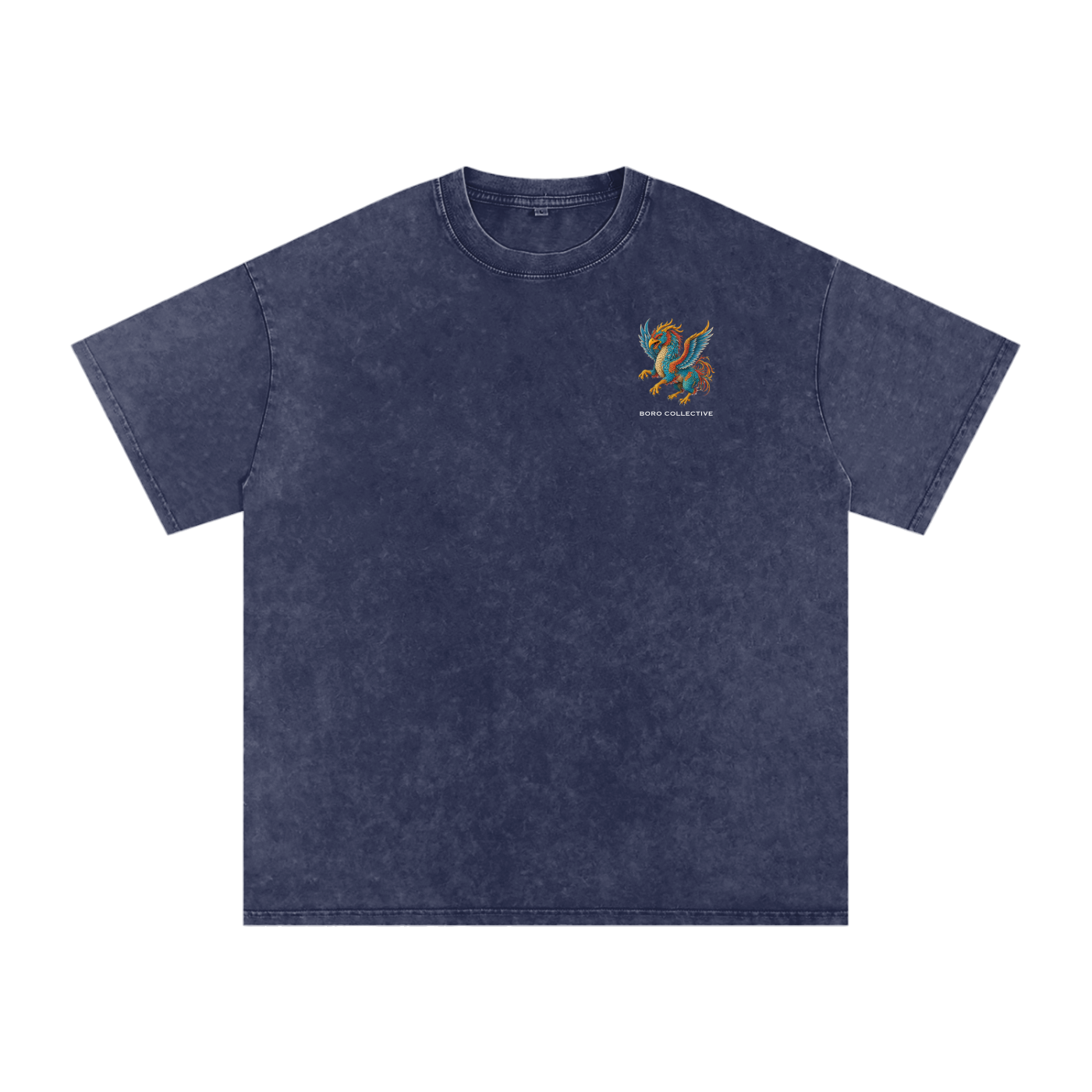 Anger Free - Dark Snow Washed Oversized Cotton T-Shirt