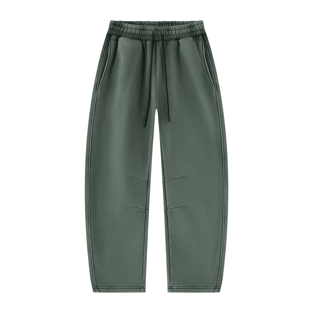 BC Unisex Vintage Wash Barrel Leg Fleece Sweatpants