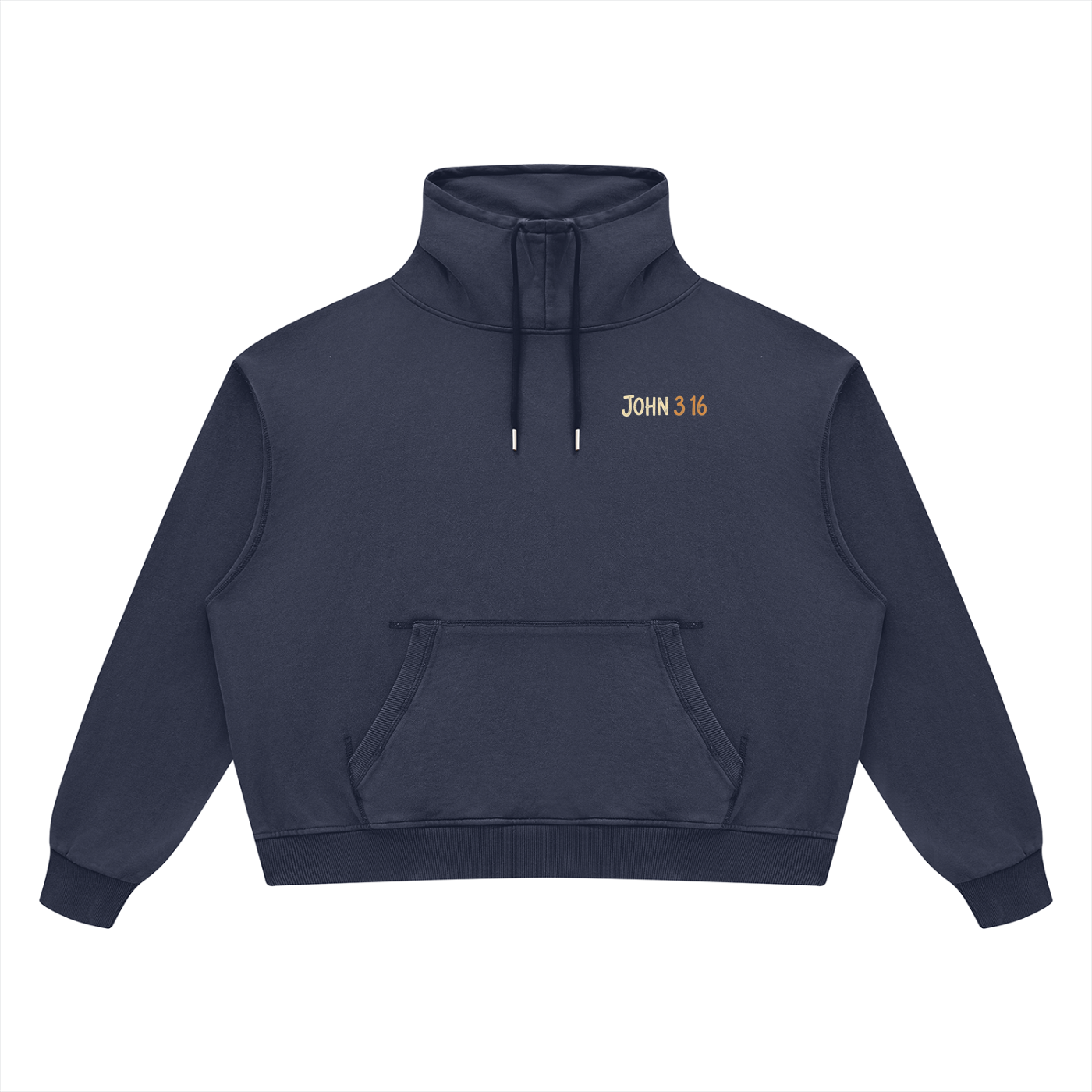 Saved and Never Lost - Unisex Vintage Wash Boxy Hoodie