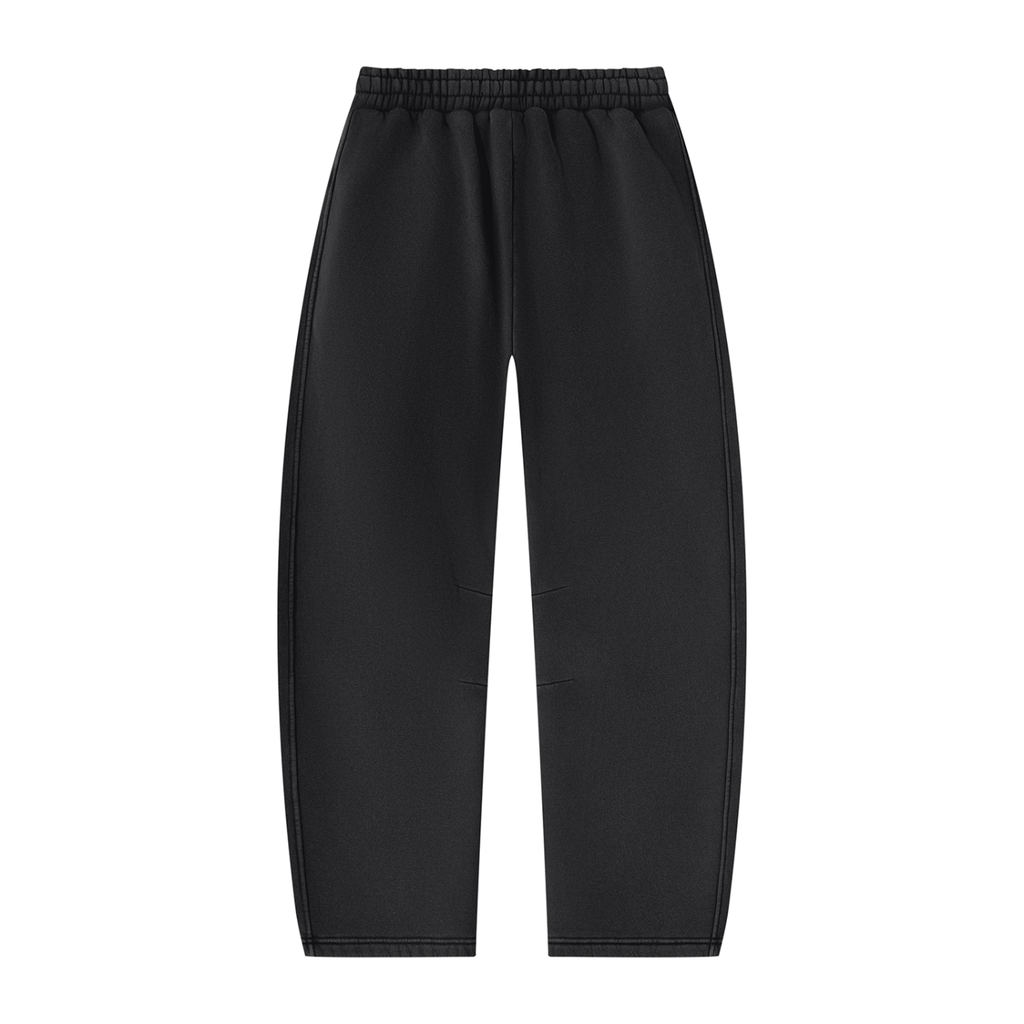 BC Unisex Vintage Wash Barrel Leg Fleece Sweatpants