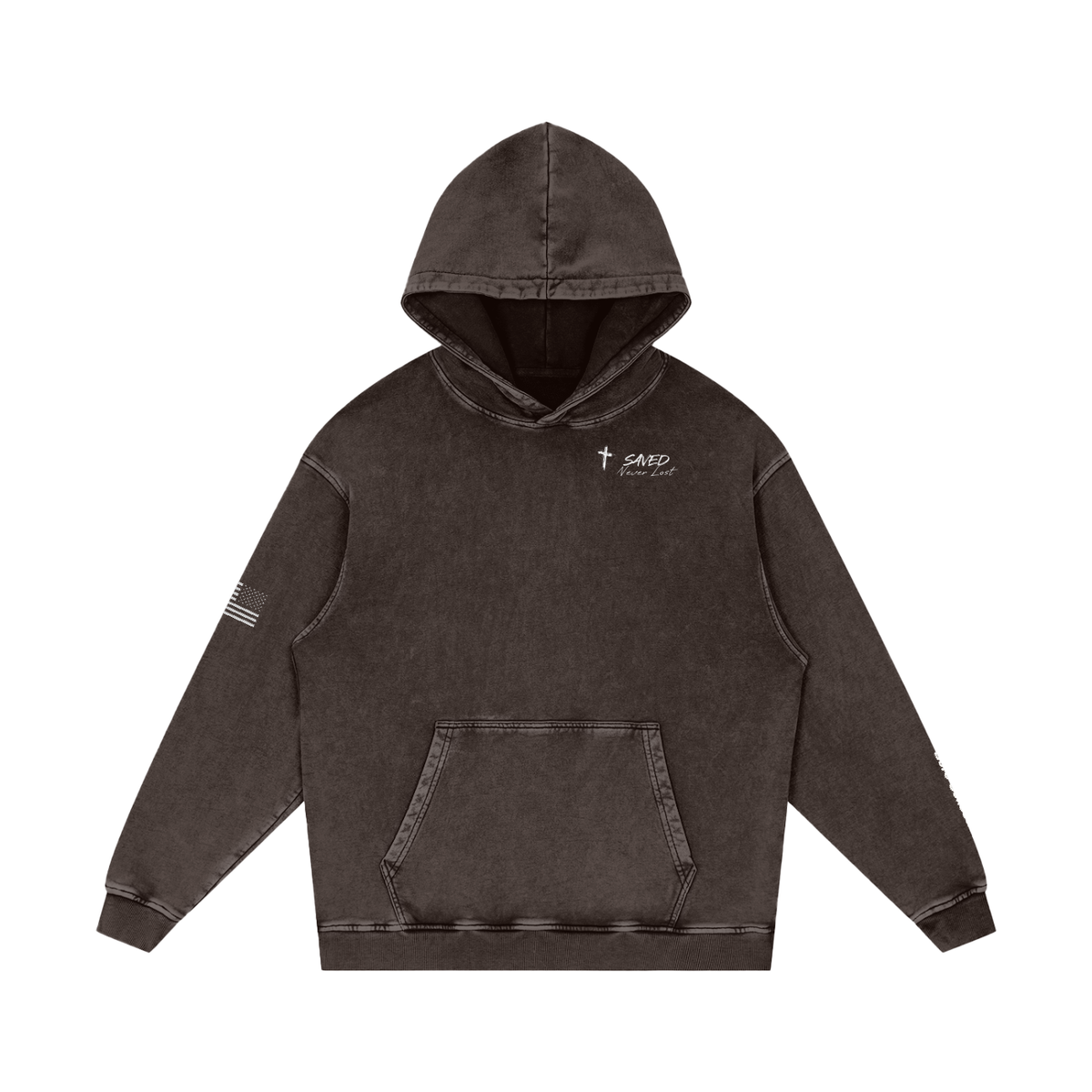 925 in the 615 - Snow Washed Loose Cotton Hoodie