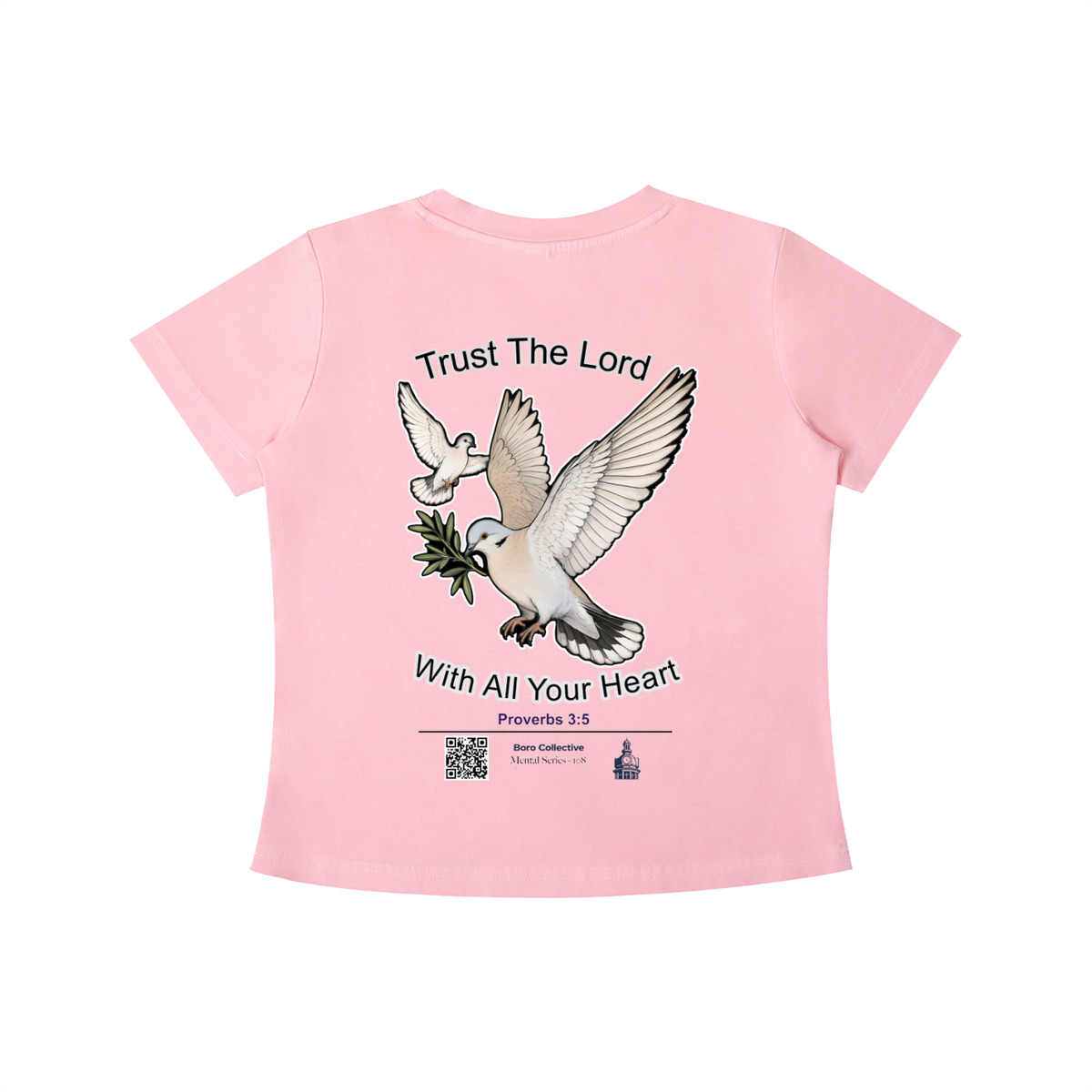 Trust The Lord - Women's Light Vintage Wash Slim Fit T-Shirt