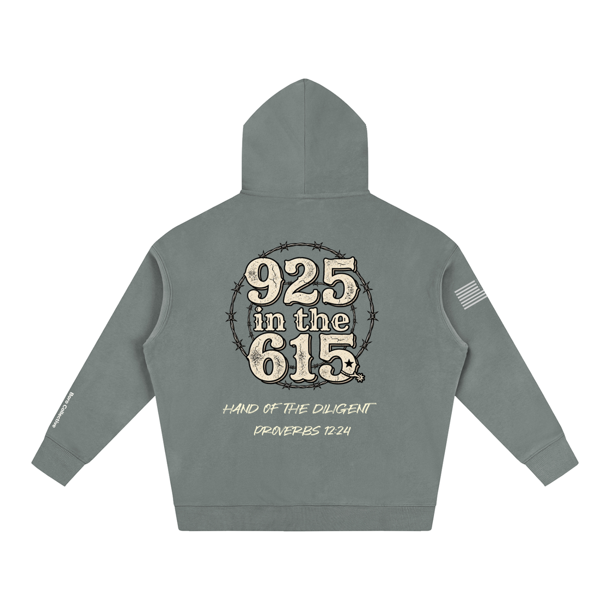 925 in the 615 - Oversized Fleeced Hoodie