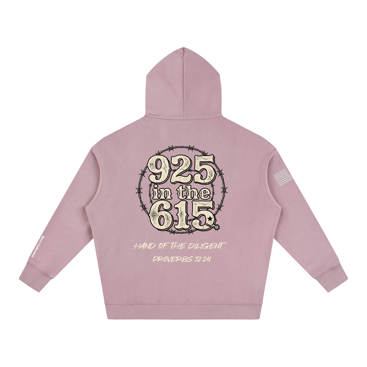 925 in the 615 - Oversized Fleeced Hoodie
