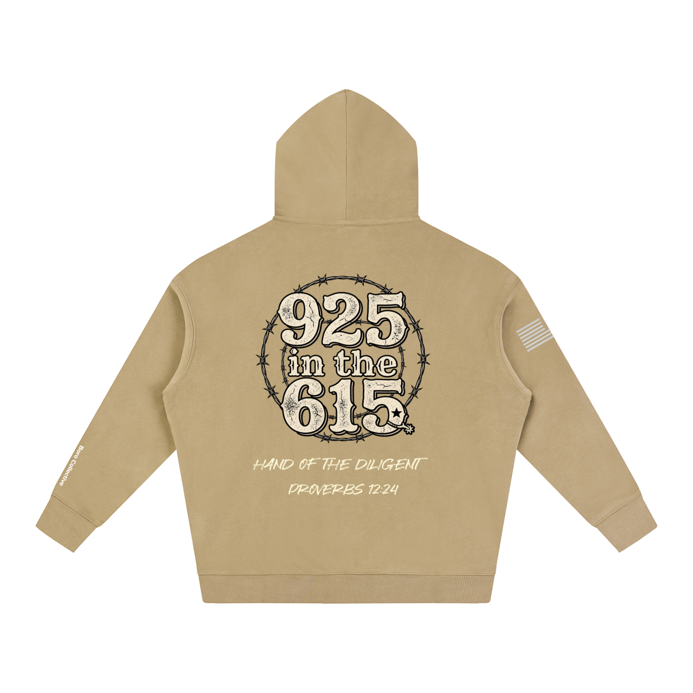 925 in the 615 - Oversized Fleeced Hoodie