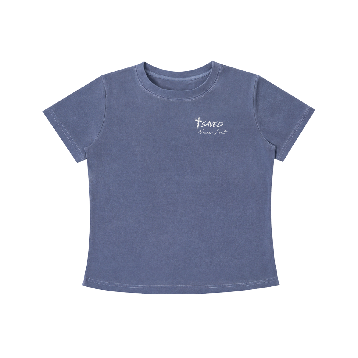 Trust The Lord - Women's Dark Vintage Wash Slim Fit T-Shirt