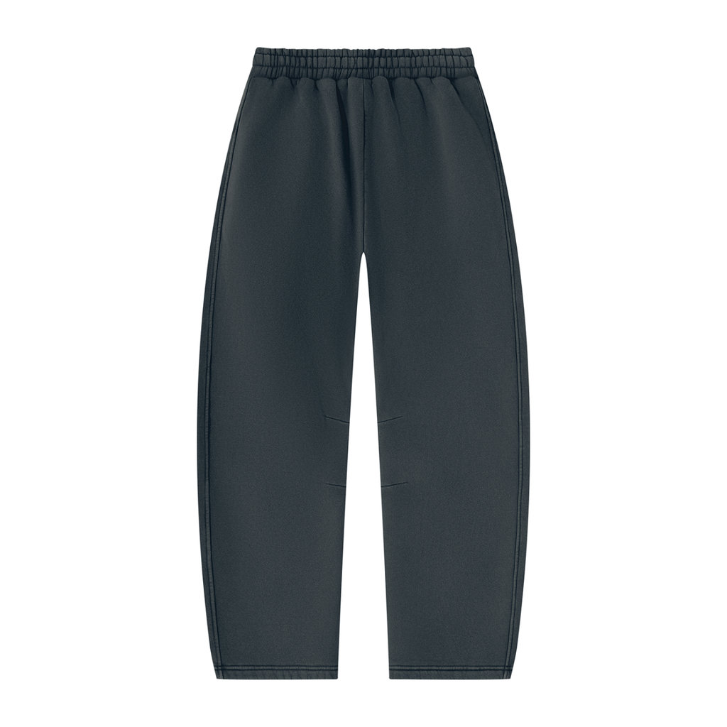 BC Unisex Vintage Wash Barrel Leg Fleece Sweatpants