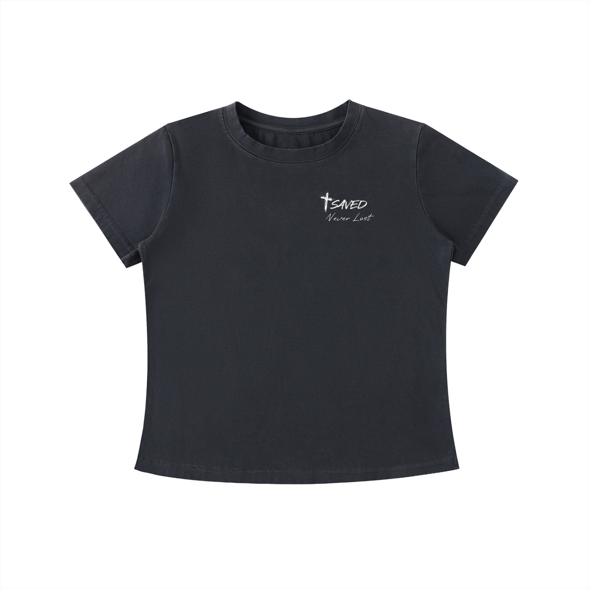 Trust The Lord - Women's Dark Vintage Wash Slim Fit T-Shirt