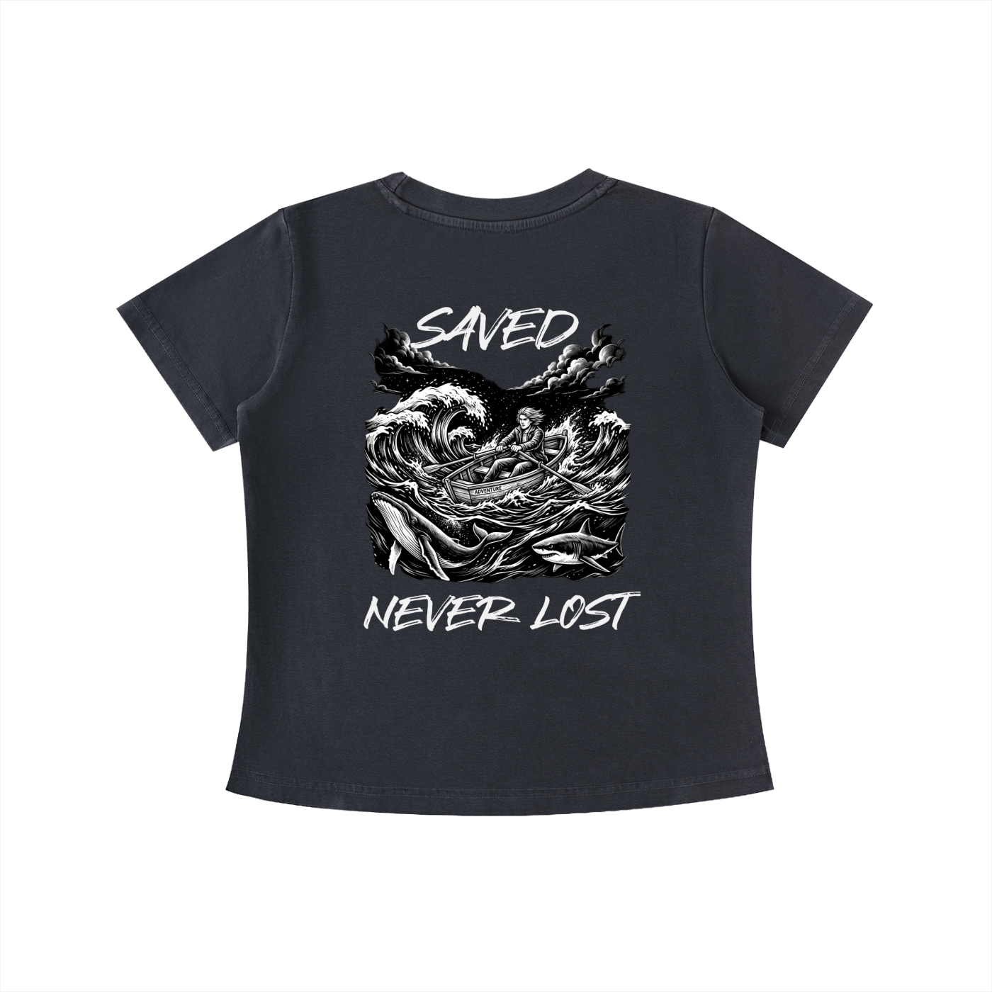Saved and Never Lost - Vintage Wash Slim Fit T-shirt