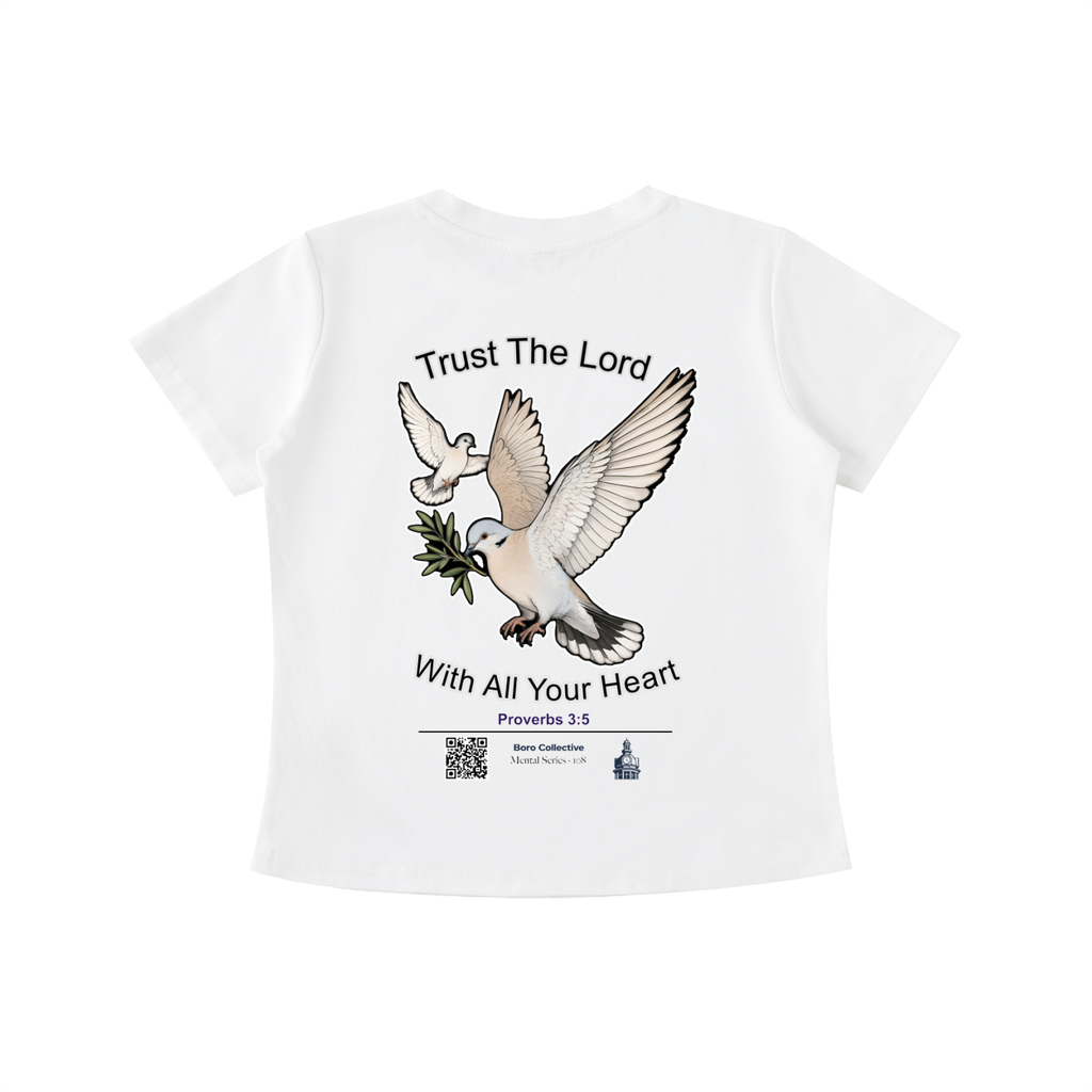 Trust The Lord - Women's Light Vintage Wash Slim Fit T-Shirt
