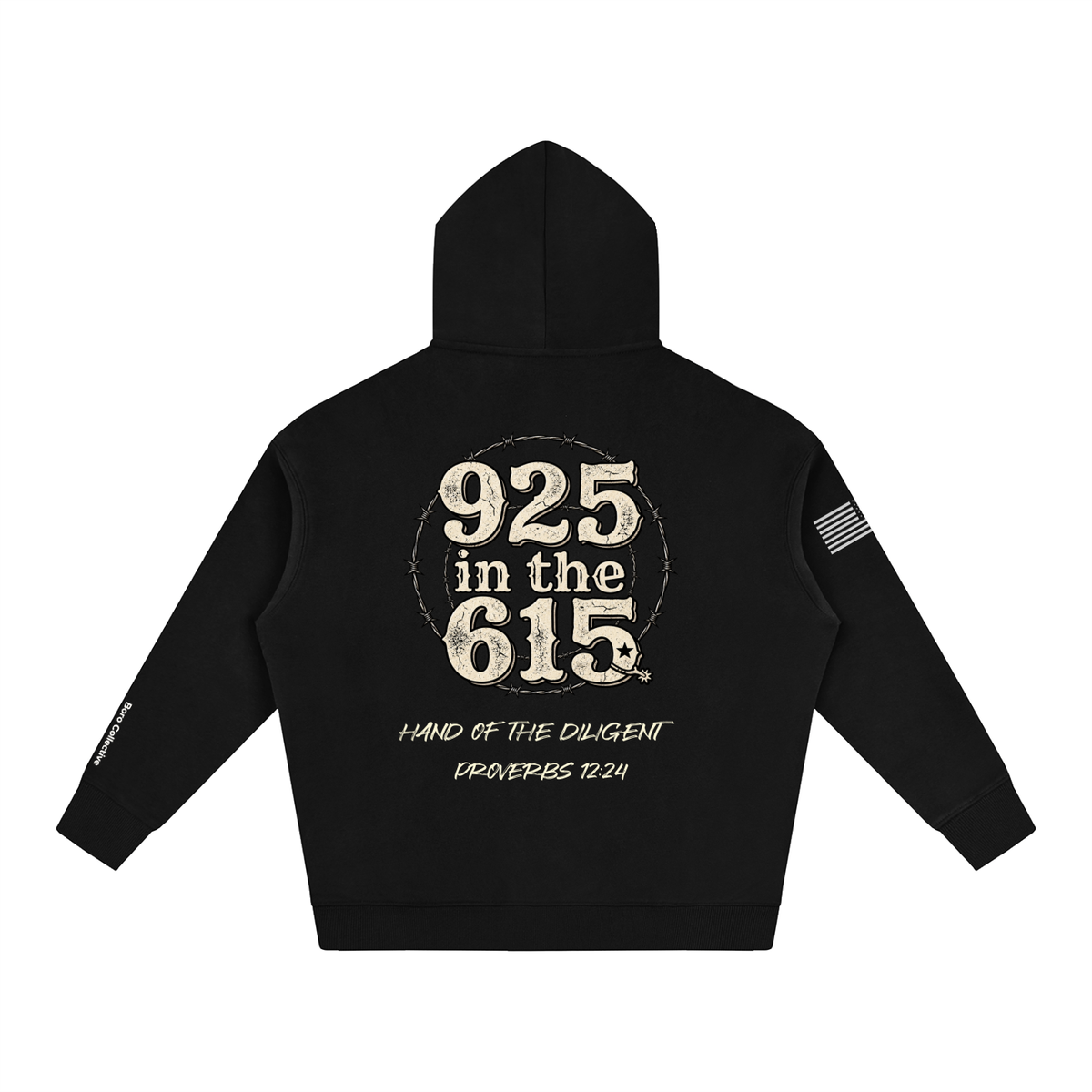 925 in the 615 - Oversized Fleeced Hoodie