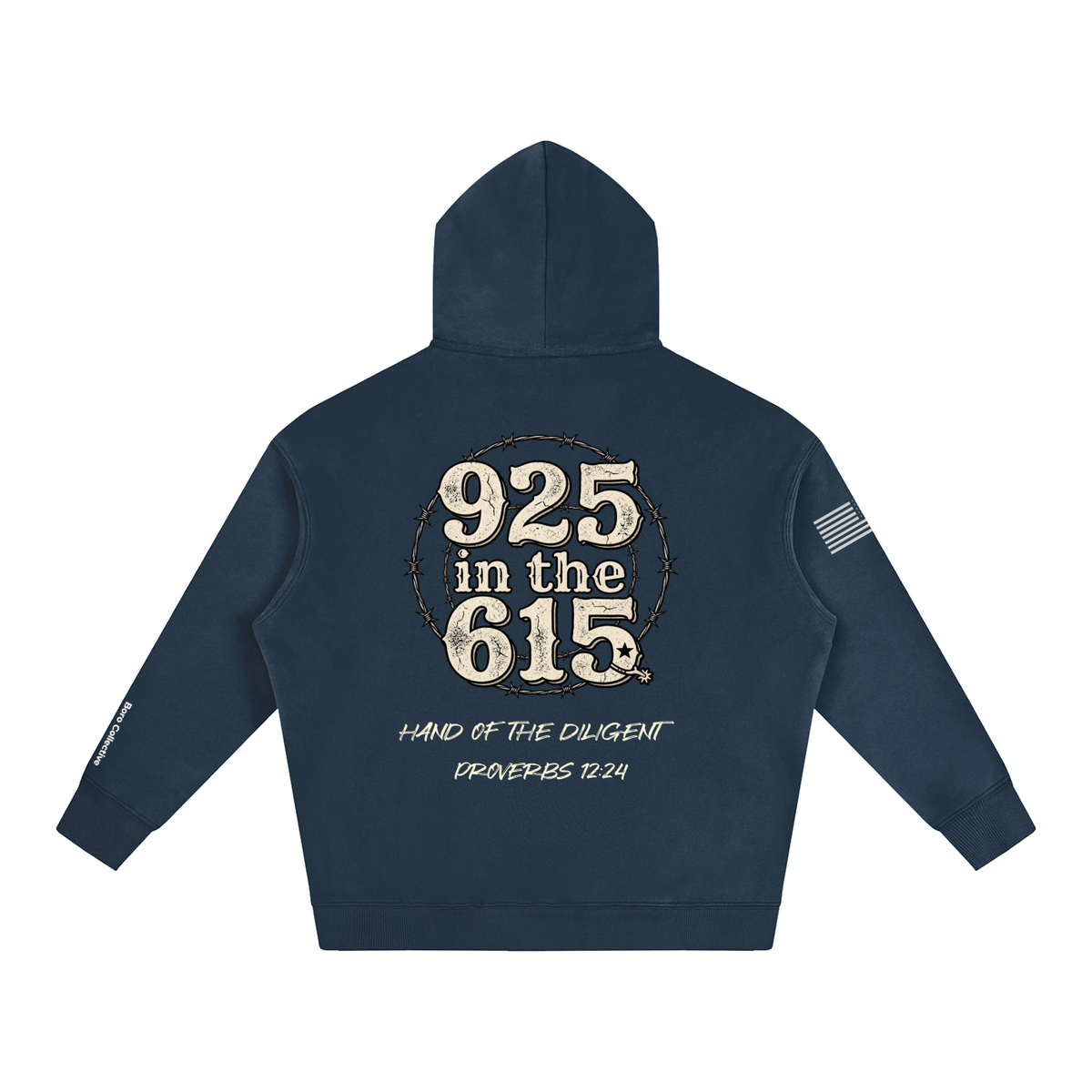 925 in the 615 - Oversized Fleeced Hoodie